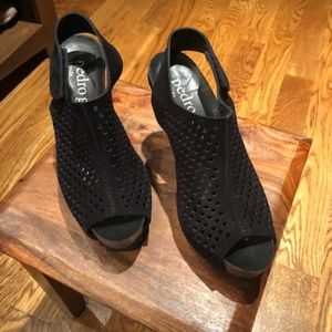 Pedro Garcia 38.5 black bootie sandals